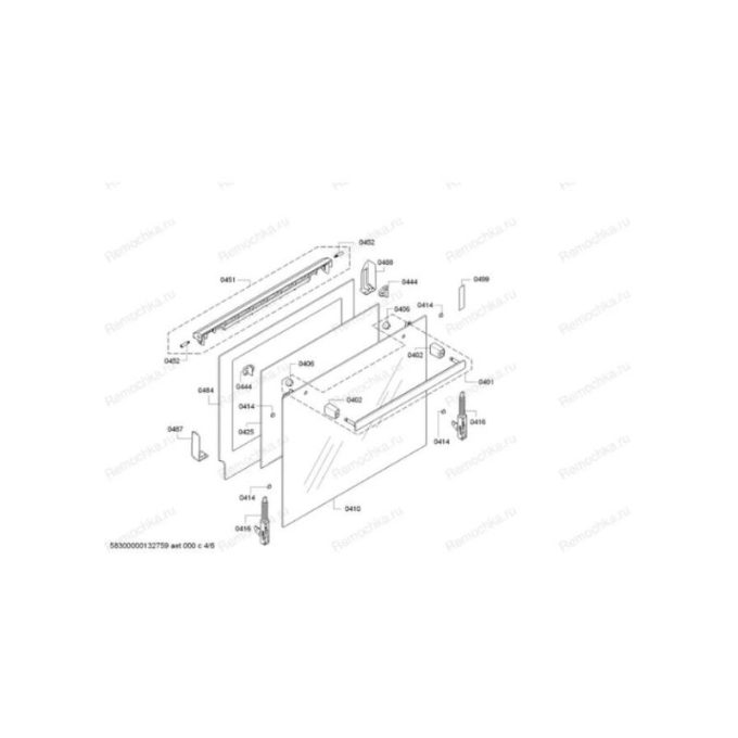 Lò nướng Bosch HBA34B450 INOX 3 Kích thước của Lò nướng Bosch HBA34B450 INOX