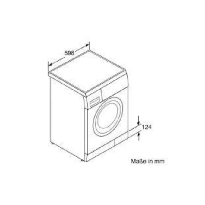 Máy giặt Bosch WAE16060SG 3 Kích thước của Máy giặt Bosch WAE16060SG