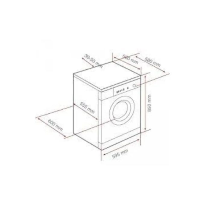 Máy giặt Bosch WAK20060SG 5 Kích thước của Máy giặt Bosch WAK20060SG