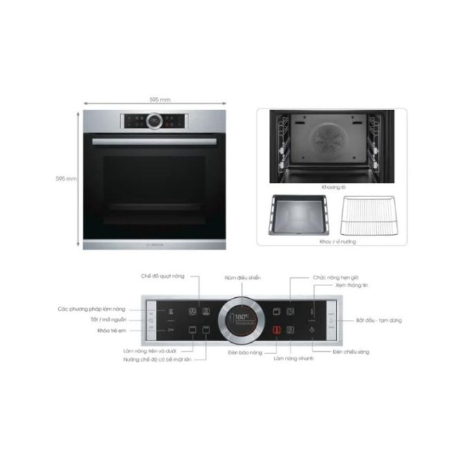 Lò nướng Bosch HBG634HS1