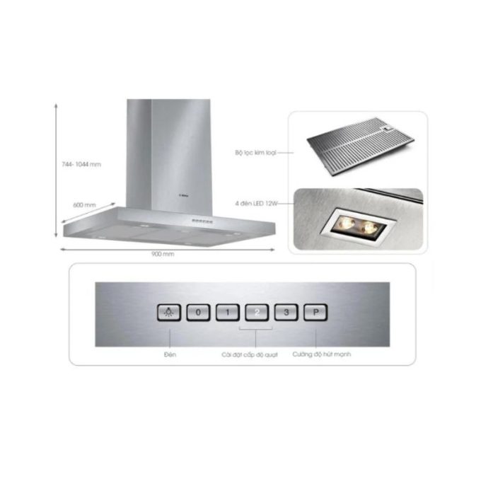 Máy hút mùi đảo Bosch DIB097A50