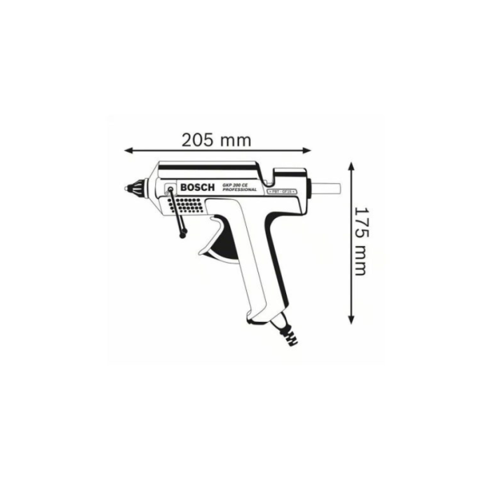 Súng bắn keo Bosch GKP 200 CE Professional 2 Súng bắn keo Bosch GKP 200 CE Professional