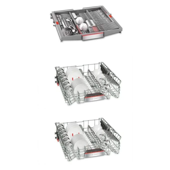 Giàn rửa máy rửa chén bát Bosch SMS68TI02E