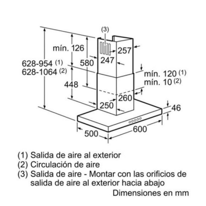 Kích thước Máy Hút Mùi Bosch DWB067A50