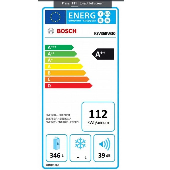 Tủ lạnh cỡ lớn Bosch KSV33VL30-GSN33VL30 4 Tủ lạnh cỡ lớn Bosch KSV33VL30-GSN33VL30
