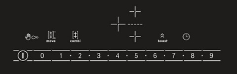 Bếp từ Bosch PVJ631FB1E 11 Bảng điều khiển Bếp từ Bosch PVJ631FB1E
