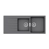 Chậu rửa chén bát Bosch HMH.SIGNUS D-200 màu đen xám 2 Chậu rửa chén bát Bosch HMH.SIGNUS D-200 màu đen xám