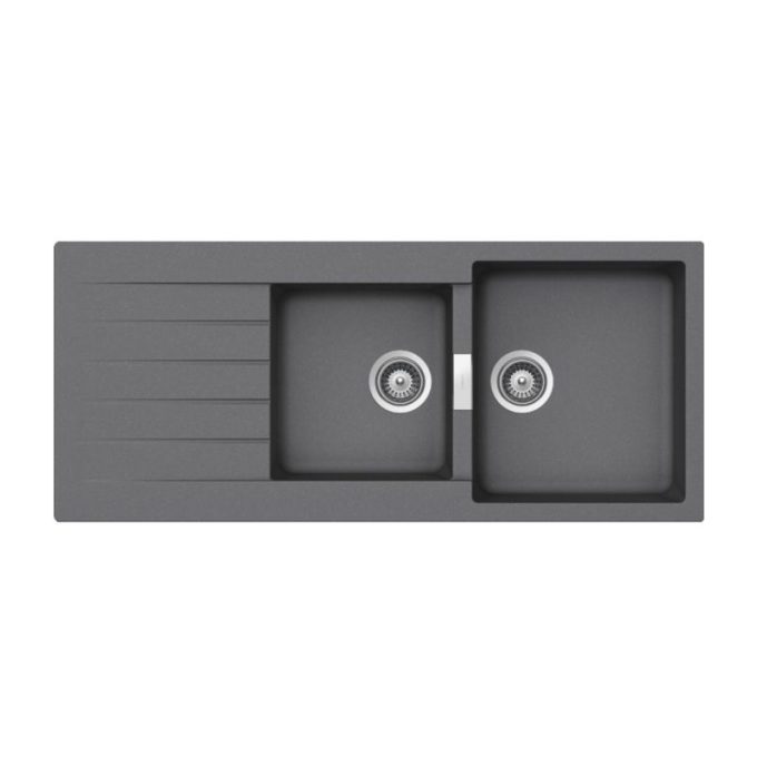 Chậu rửa chén bát Bosch HMH.SIGNUS D-200 màu đen xám