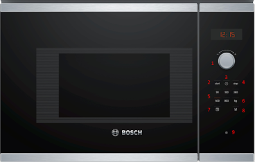 Bảng điều khiển lò vi sóng Bosch BFL523MS0H Bảng điều khiển lò vi sóng Bosch BFL523MS0H