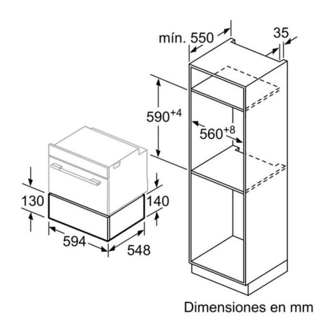 Khay hấp Bosch BIC630NB1 5 Kích thước Khay hấp Bosch BIC630NB1
