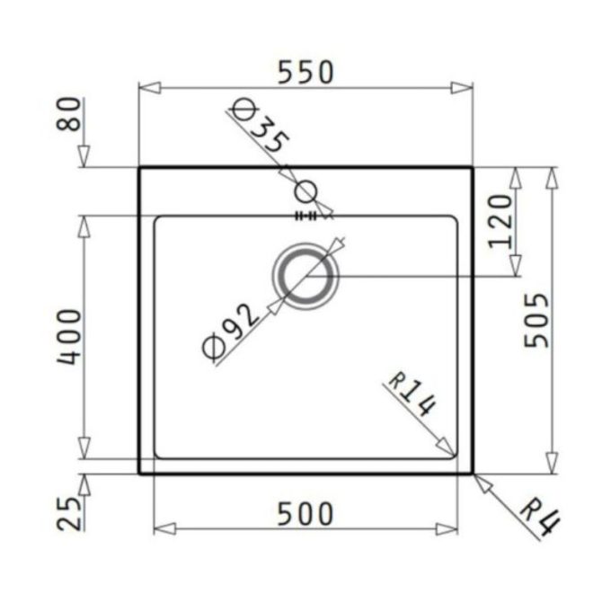 Chậu rửa bát Bosch ISTROS 1B 3 kích thước của Chậu rửa bát Bosch ISTROS 1B