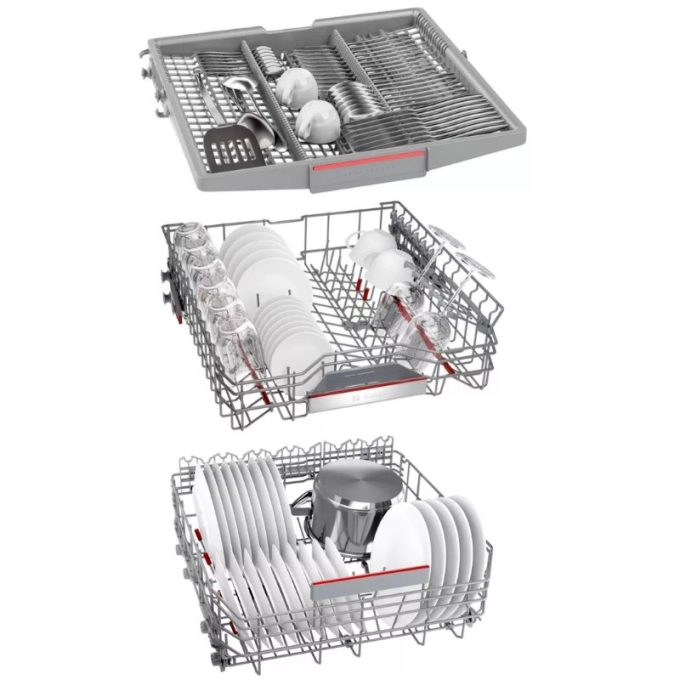 Máy rửa bát Bosch SMS6ECI93E serie 6 5 Giàn rửa máy rửa bát Bosch SMS6ECI93E serie 6