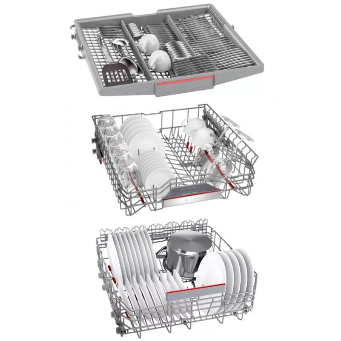 Máy rửa bát Bosch SMU6ECS57E serie 6 6 Giàn rửa máy rửa bát Bosch SMU6ECS57E serie 6