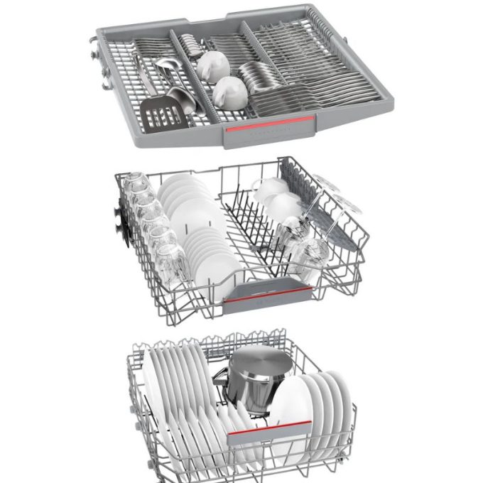 Máy rửa bát Bosch SMV4ECX14E serie 4 6 Giàn rửa máy rửa bát Bosch SMV4ECX14E serie 4