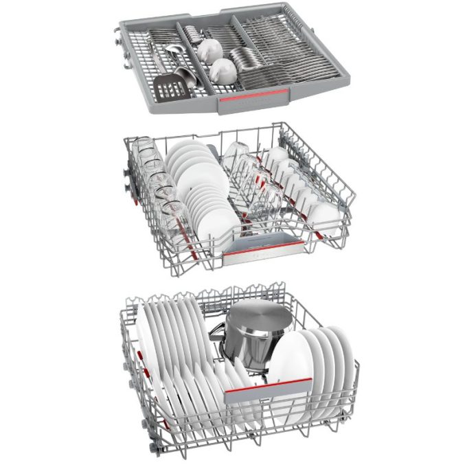Máy rửa bát âm tủ Bosch SMI6ECS57E 6 Giàn rửa máy rửa bát Bosch SMI6ECS57E