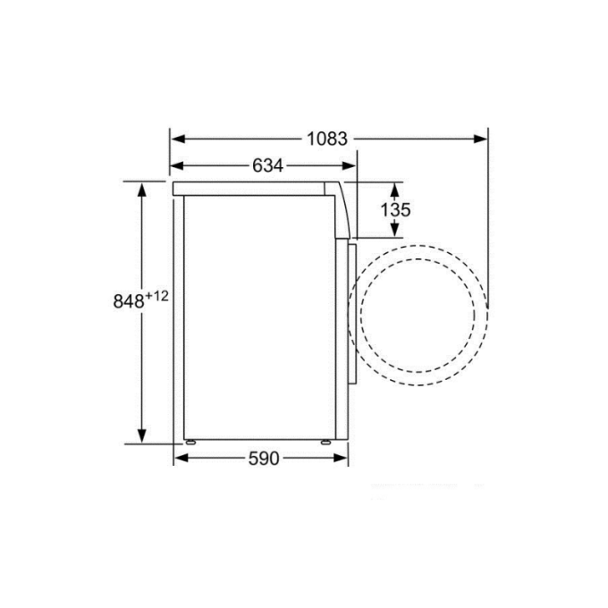 Máy giặt quần áo Bosch WAT24160SG 4 Máy giặt quần áo Bosch WAT24160SG
