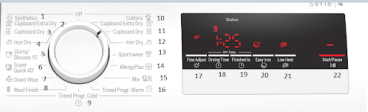 Bảng điều khiển máy sấy Bosch WTN84201MY Bảng điều khiển máy sấy Bosch WTN84201MY