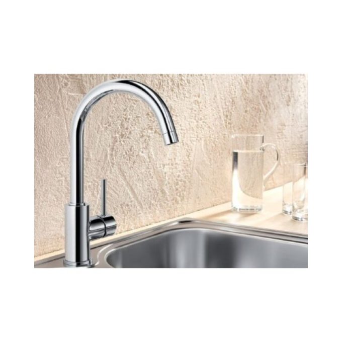 Vòi rửa bát Blanco MIDA Chrome 3 Ảnh vòi rửa bát Blanco MIDA Chrome