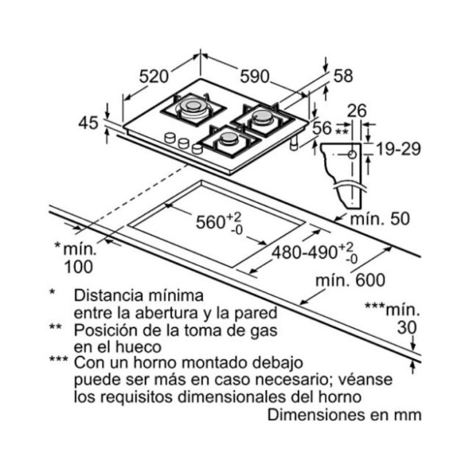 Bếp gas Bosch PPC6A6B20 4 bep gas bosch ppc6a6b20 1