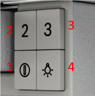 Bảng điều khiển máy hút mùi Bosch DFT63AC50