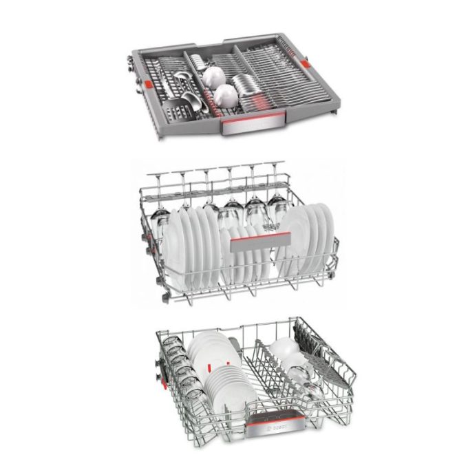 Máy rửa chén bát Bosch SMV6ZCX49E seri 6 7 Giá đựng đồ máy rửa chén bát Bosch SMV6ZCX49E seri 6