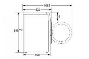 Máy giặt Bosch WAP28480SG 6 THÔNG SỐ KỸ THUẬT CỦA MÁY GIẶT BOSCH WAP28480SG