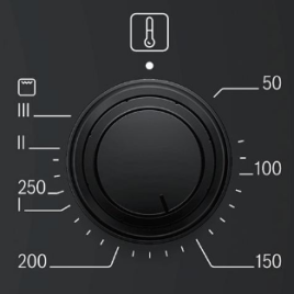 Núm xoay điều chỉnh nhiệt độ lò nướng Bosch HBS534BB0B Núm xoay điều chỉnh nhiệt độ lò nướng Bosch HBS534BB0B