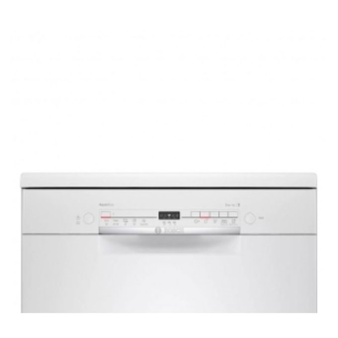 Máy rửa bát Bosch SMS2ITW04E 3 Bảng điều khiển máy rửa bát Bosch SMS2ITW04E