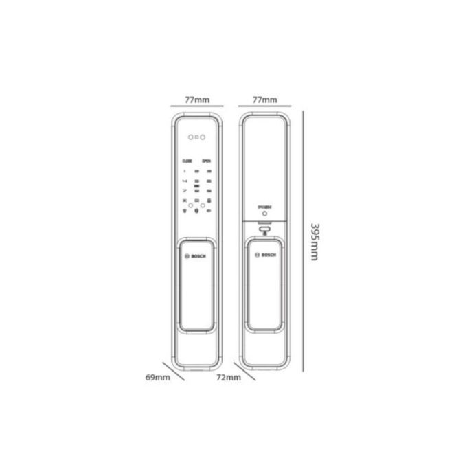 Khóa điện tử Bosch EL 600 BK 3 Khóa điện tử Bosch EL 600 BK (1)
