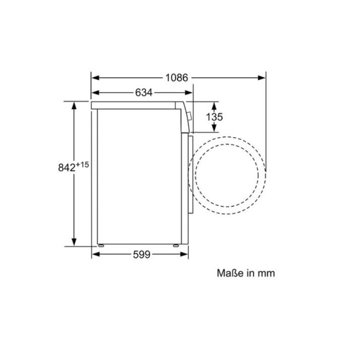 Lò nướng Bosch HHF133BS0B 4 Kích thước Lò nướng Bosch HHF133BS0B