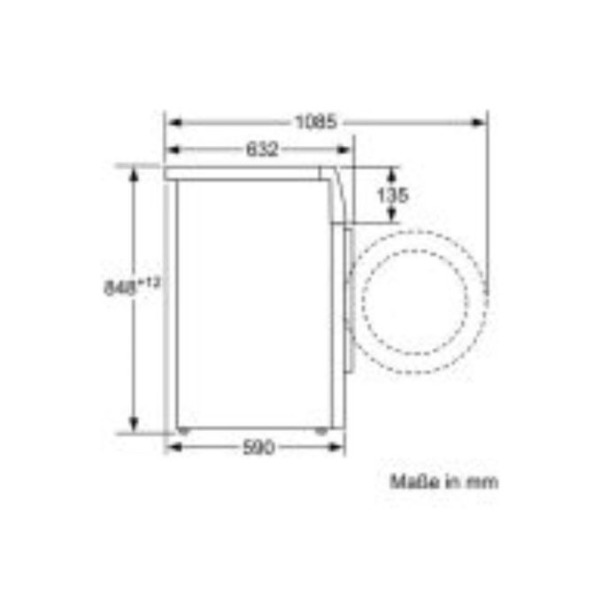 Máy giặt quần áo Bosch WAV28E43 5 Máy giặt quần áo Bosch WAV28E43 (3)