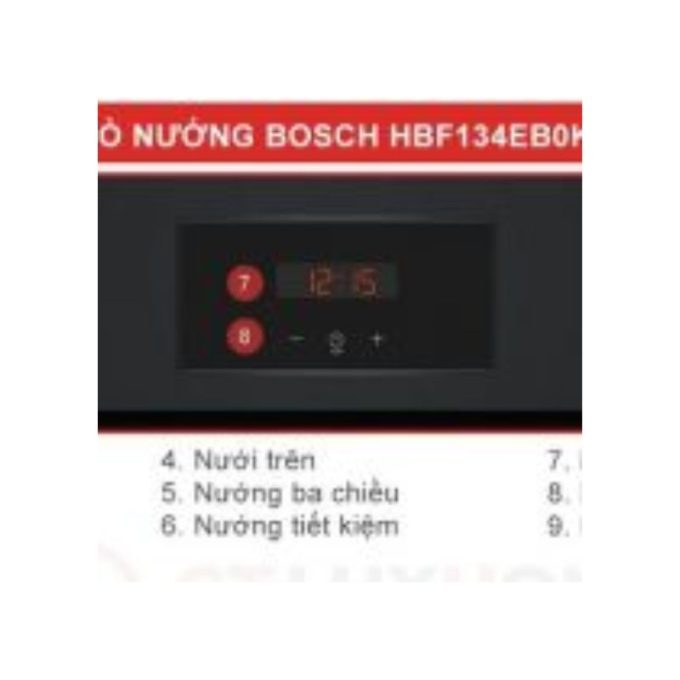 Lò nướng Bosch HBF134EB0K 4 Lò nướng Bosch HBF134EB0K (2)