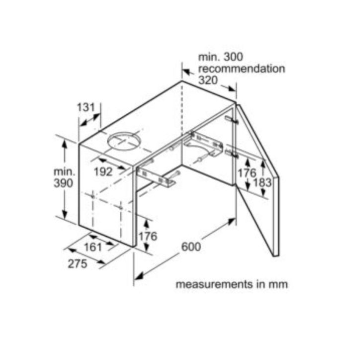 Máy hút mùi âm tủ Bosch DFM094W53 5 Máy hút mùi Bosch DFM094W53 (3)