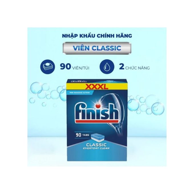 Viên rửa bát Bosch Finish Classic 90 viên
