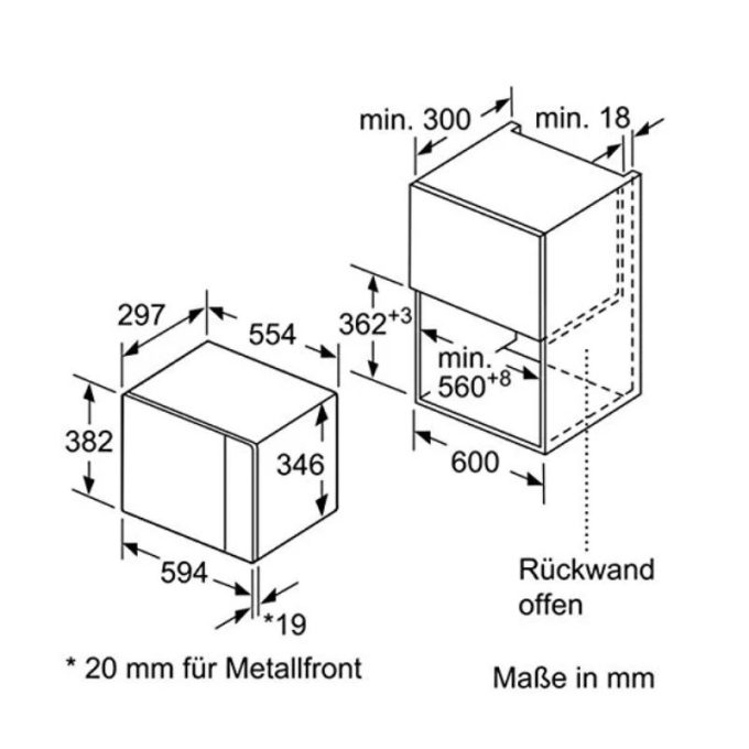 Lò vi sóng âm tủ Bosch BFL524MB0 3 lo vi song am tu bosch bfl524mb0 1 1