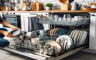 Cách xếp bát vào máy rửa bát Bosch