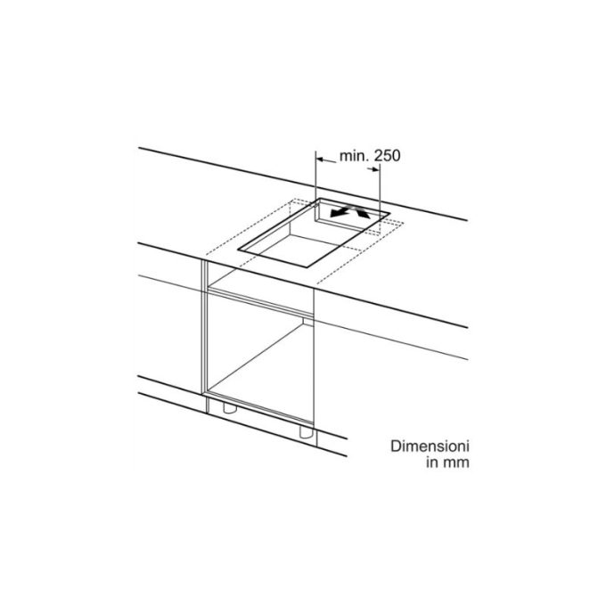 Bếp từ Bosch 2 vùng nấu PXX375FB1E Domino 5 Lắp đặt bếp từ Bosch 2 vùng nấu PXX375FB1E Domino