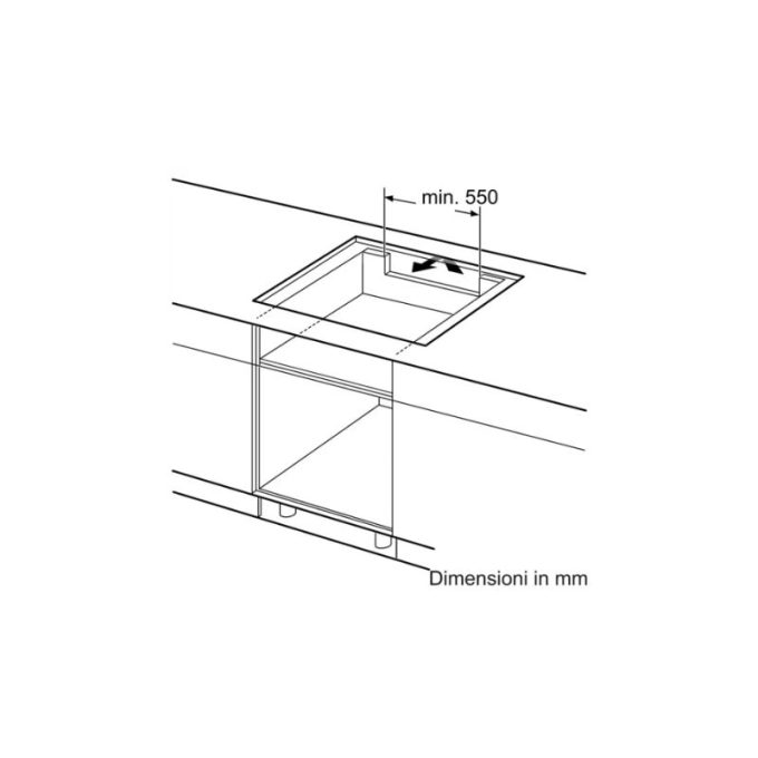 Bếp từ Bosch 4 vùng nấu PVS831FC5E 6 Lắp đặt bếp từ Bosch 4 vùng nấu PVS831FC5E