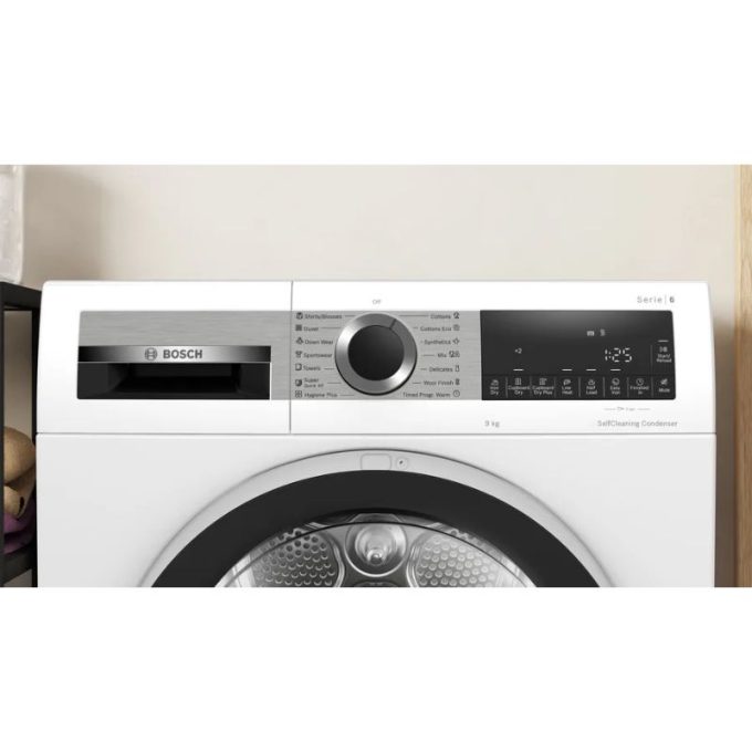 Máy sấy bơm nhiệt Bosch 9 kg WQG24570SG 3 Bảng điều khiển máy sấy bơm nhiệt Bosch 9 kg WQG24570SG