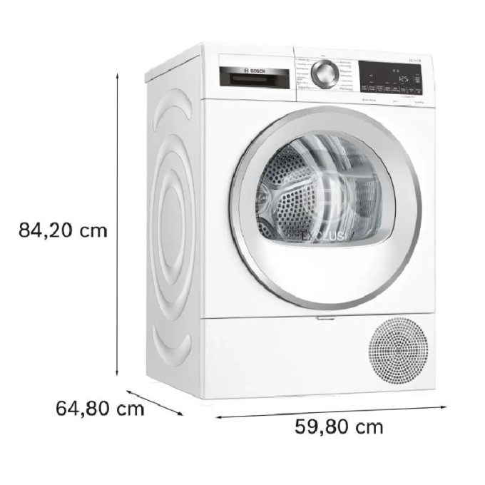 Máy sấy bơm nhiệt Bosch 8kg WQG233C90 Serie 6 3 Kích thước máy sấy bơm nhiệt Bosch 8kg WQG233C90 Serie 6