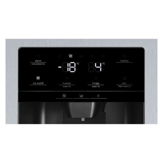 Tủ lạnh 2 cánh side by side 531 lít Bosch KAG93AIEP 3 Bảng điều khiển tủ lạnh 2 cánh side by side 531 lít Bosch KAG93AIEP