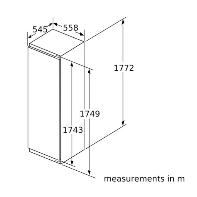 Tủ đông âm tủ 212 lít Bosch GIN81ACE0 Serise 6 3 Chi tiết tủ đông âm tủ 212 lít Bosch GIN81ACE0 Serise 6