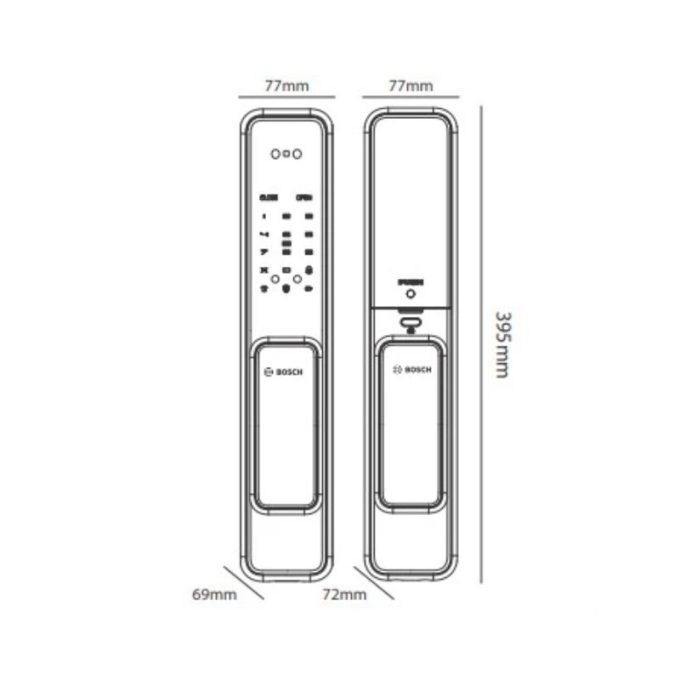 Khóa cửa vân tay Bosch EL600 EU Black 4 kich thuoc khoa cua van tay bosch el600 eu black