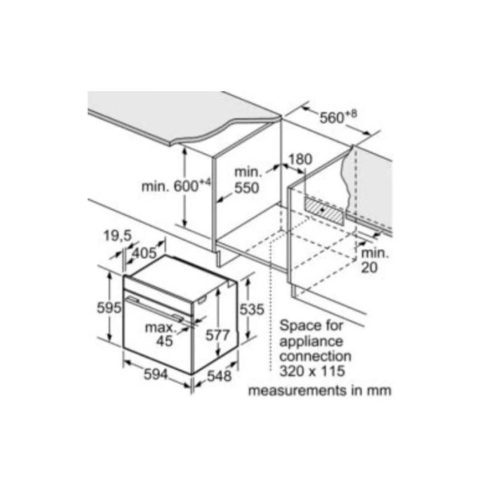 Lò nướng Bosch HRA512ES0 3 lo nuong bosch hra512es0