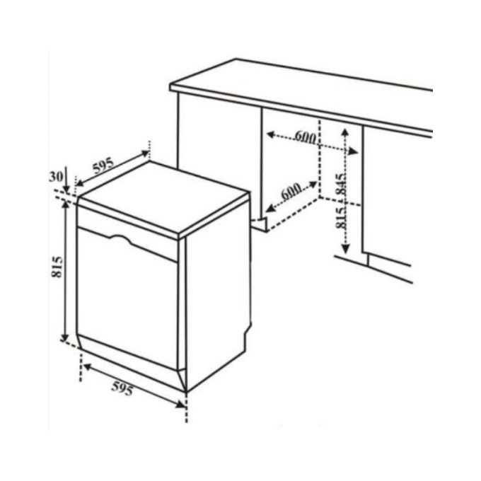 Máy rửa bát độc lập Bosch SMS4EMI01E 6 thong so ky thuat may rua bat doc lap bosch sms4emi01e