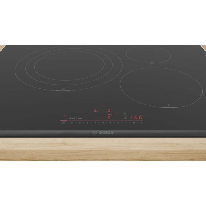 Bếp từ Bosch 3 vùng nấu PID775HC1E lắp âm 4 Bảng điều khiển bếp từ Bosch 3 vùng nấu PID775HC1E lắp âm