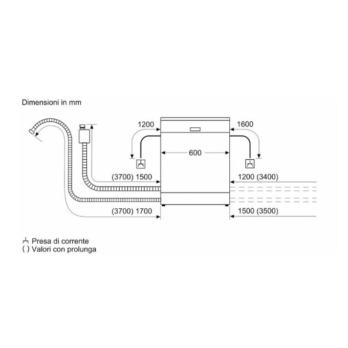 Máy rửa bát độc lập Bosch SMS8TCI01E serie 8 10 kich thuoc cua bosch sms8tci01e