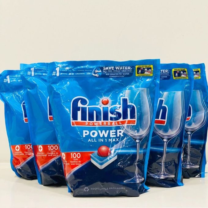 Viên rửa bát Finish Power All In One 100 viên 2 Ảnh viên rửa bát Finish Power All In One 100 viên