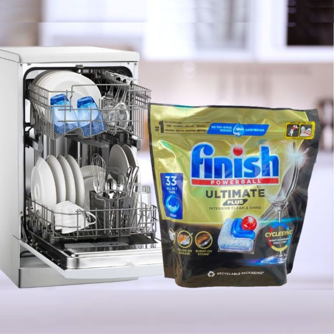 Viên rửa bát Finish Ultimate Plus túi 33 viên 3 Ảnh viên rửa bát Finish Ultimate Plus túi 33 viên