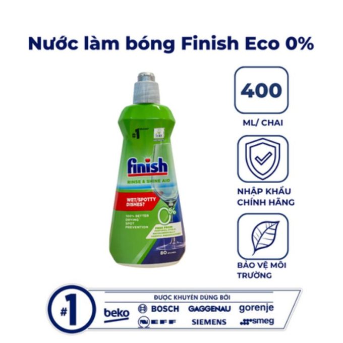 Nước làm bóng Finish Eco 400ml 3 Hình ảnh nước làm bóng Finish Eco 400ml
